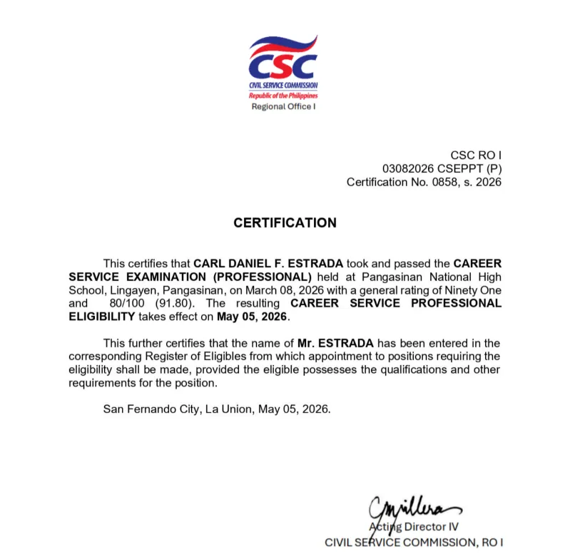Career Service Professional Eligibility