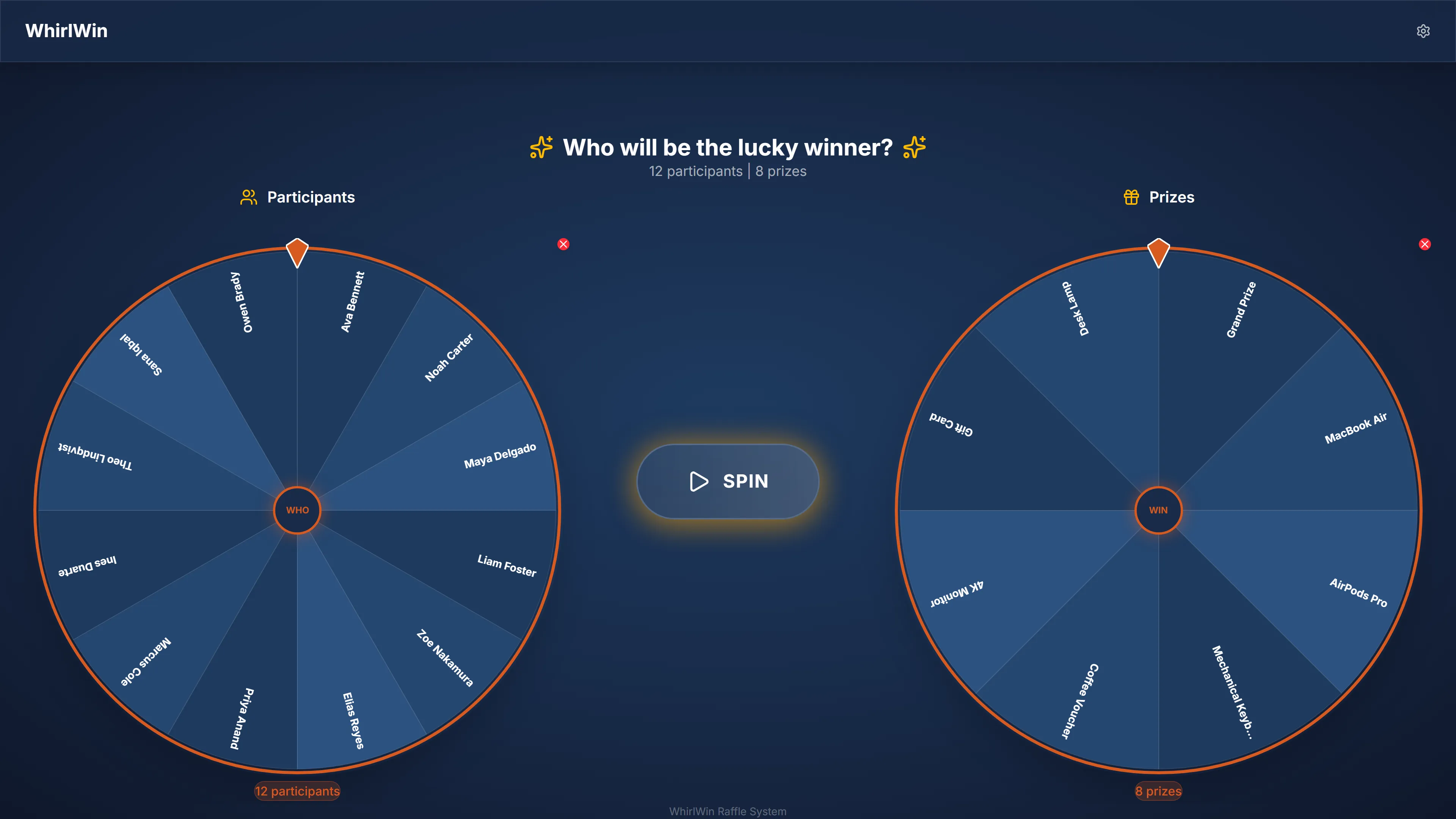WhirlWin screenshot